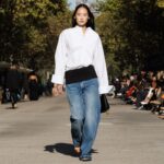 Stella McCartney Instagram – STELLA’S SUSTAINABLE MARKET: A play with proportions. Cropped tailcoats and waffle-knit vests over volume trousers, slim and roomy trenches, tiny #Falabella triangles and #Frayme bucket bags in knotted hemp mesh.
Watch the #StellaSummer24 runway show at stellamccartney.com.
Credits
Wearable art by @AndrewLoganSculptor, exclusively for Stella McCartney
#StellaMcCartney #ParisFashionWeek #PFW #StellasSustainableMarket Marché Saxe-Breteuil
