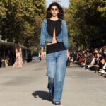Stella McCartney Instagram – STELLA’S SUSTAINABLE MARKET: Fashion details. Asymmetric draping, corset lacing, bugle bead embellishments, tuxedo bib and cummerbund inserts on organic cotton denim.
The Summer 2024 collection is crafted with 95% conscious materials, making it our most responsible edit to date.
Watch the #StellaSummer24 runway show at stellamccartney.com.
Credits
Wearable art by @AndrewLoganSculptor, exclusively for Stella McCartney
#StellaMcCartney #ParisFashionWeek #PFW #StellasSustainableMarket Marché Saxe-Breteuil