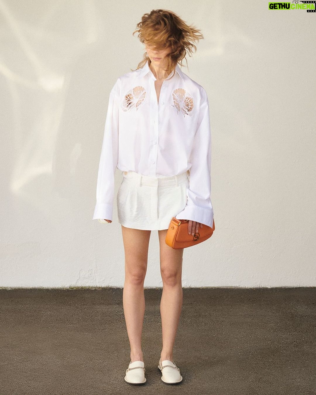 Stella McCartney Instagram - LADY GARDEN: A delicate nod to nature and flowers imbue a sense of lightness and delicacy. As an iconic symbol to the Lady Garden, the flower also symbolises strength, endurance, and generations of women escaping into nature to find community and safety…x Stella Our shirts are crafted from organic cotton that is responsibly sourced and grown without harmful chemicals. We have been crafting pieces with this material since 2008, pioneering its use in luxury fashion. Shop #StellaSpring24 in-store and at stellamccartney.com. #StellaMcCartney