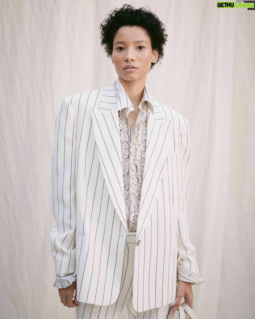 Stella McCartney Instagram - STELLA SUMMER: Forest-friendly viscose tailoring blends classic Savile Row expertise with contemporary sustainable materials. Forest-friendly viscose is a versatile, light fabric – ideal for summer layering, whilst helping to protect endangered and ancient forests. Discover the #StellaSummer24 collection at stellamccartney.com. #StellaMcCartney