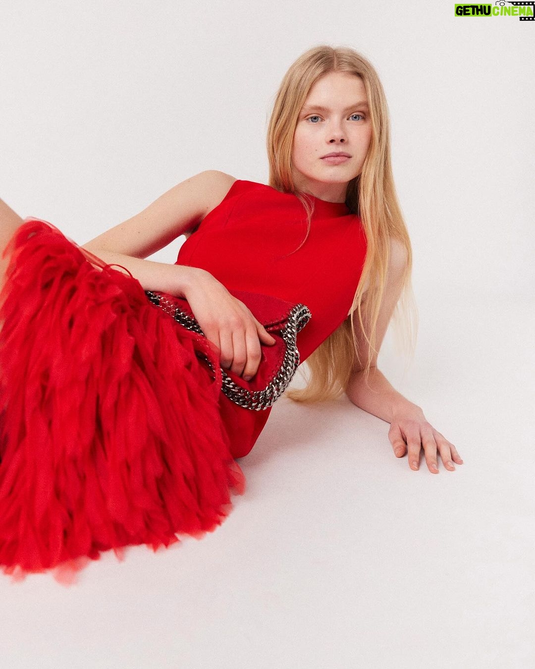 Stella McCartney Instagram - STELL-F LOVE: Celebrate self-love with this iconic limited-edition red #Falabella. You can’t love others if you don’t love yourself. Only six of this rare red Falabella are available globally. Crafted with a recycled brass and recyclable aluminium chain, and lined with recycled ocean plastics. Shop the limited-edition red Falabella exclusively at stellamccartney.com. #StellaMcCartney #crueltyfree #VDay #vegan