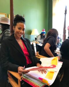 Stephanie Charles Instagram - Miss work already. Behind the scenes of Sarah from Ruthless... hmmmm. Sarah, what you up to🧐🤭🤫 #stephaniecharles #tylerperrystudios #Ruthlessonbetplus #toinspire #tbt #throwbacktuesday #bts #actresslife #actressjourney #bosslady #focusonwhatyouwant
