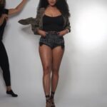 Stephanie Charles Instagram - I’m walking on 9 ⛅️ 📸 @mfbentertainment 💄 @tamarathemua #stephaniecharles #behindthescenes🎬 #photoshoot #bet #tylerperrystudios