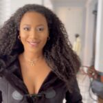 Stephanie Charles Instagram - Tried to get some behind the scene footage of me doing the “sexy “ slow motion walk but I got out shined✨✨. Ugh, can’t get enough of her😩😩 @yvonnesenate #stepahniecharles #doglovers #goldendoodle #btsphotoshoot #tylerperrystudios