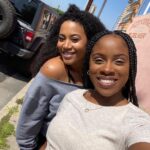 Stephanie Charles Instagram – Always good hanging out with you☺️
Happy belated belated belated birthday 🥳 haha… @faleciadunn 

#stephaniecharles
#kalemyname 
#birthdaybrunch 
#chillvibes