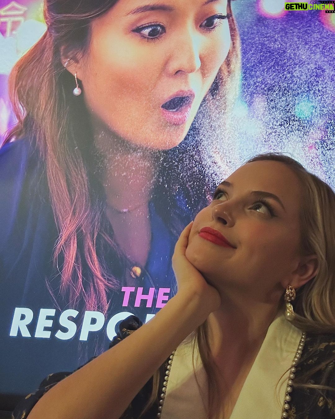 Stephanie Styles Instagram - I’m an @ashleyparklady girl 🎀 in an @ashleyparklady world 🌎 @joyridemovie is hilarious, moving, sweet, shocking, and just so so cool. From serenading puppets in Kerrytown to leading a laugh-out-loud-cry-out-loud motion-picture, Ashley Park has always been and continues to be an absolute star!!! 🌟#joyridemovie