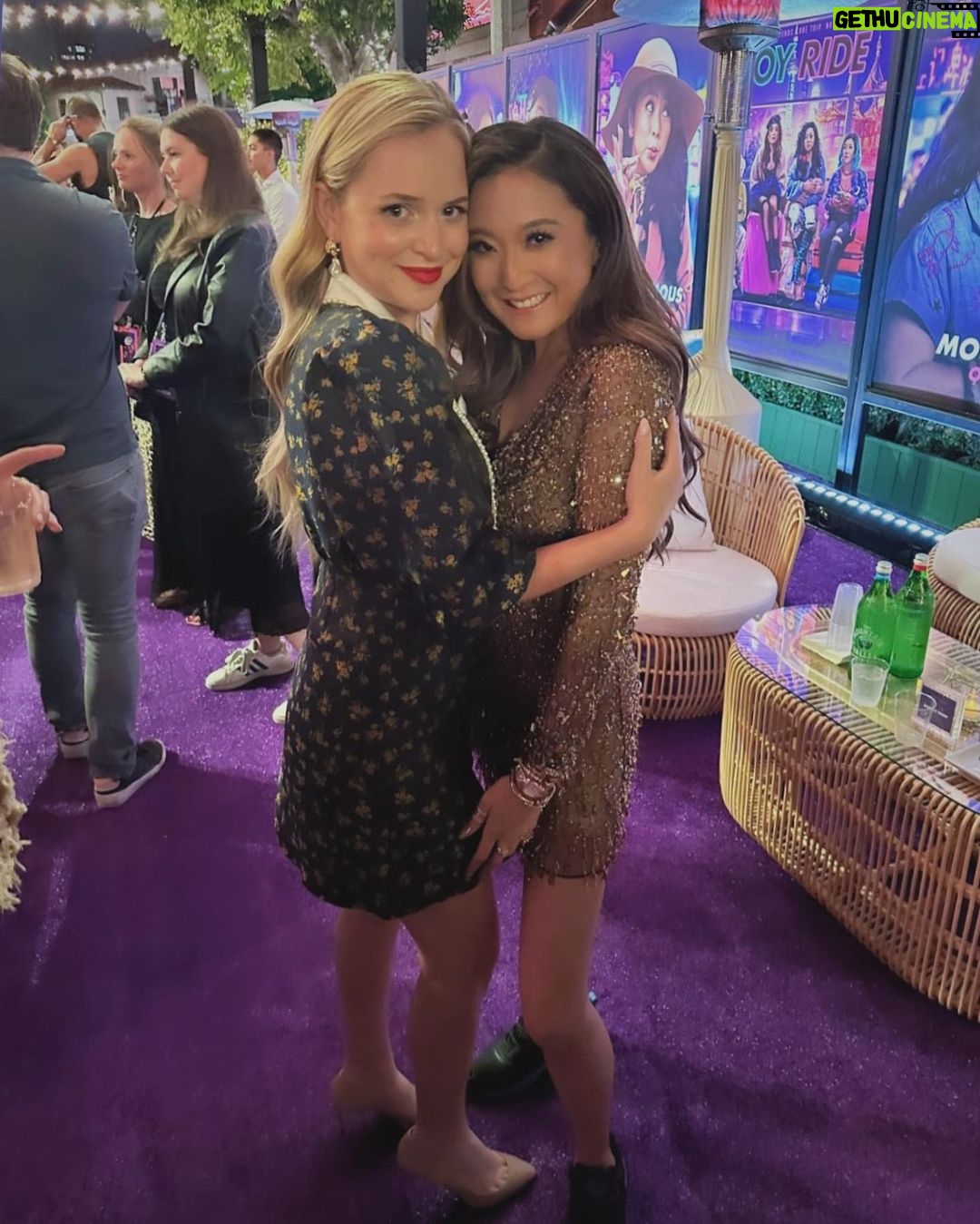 Stephanie Styles Instagram - I’m an @ashleyparklady girl 🎀 in an @ashleyparklady world 🌎 @joyridemovie is hilarious, moving, sweet, shocking, and just so so cool. From serenading puppets in Kerrytown to leading a laugh-out-loud-cry-out-loud motion-picture, Ashley Park has always been and continues to be an absolute star!!! 🌟#joyridemovie