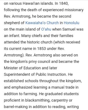 Stephen Hill Instagram - A Hampton Pirate in Hawaii

Plus... a little history on the Hawaii/ Hampton connection through General Armstrong.

#thanksgiving2023 @_hamptonu #hamptonpirates #foodrunner #dinnerisserved