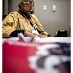 Stephen Hill Instagram - Jeanette She was the first person I saw when I walked through the door at this year's @garyblackfilmfest, and her welcome was so warm and heartfelt that she filled my tank. Everything else was extra. She reminds me of my aunt Jean so much, too. 😢 I'm so grateful. #auntyfilmfestival #stephenhillphotos #leicaphoto #gratitude