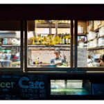 Stephen Hill Instagram - Takeout Coffee and Beer #stephenhillphotos #tokyo #leicaphoto #japanstyle #threeministories #comicstripstyle