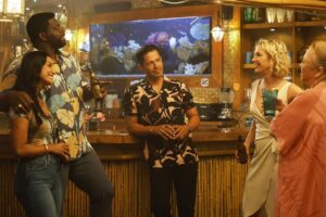 Stephen Hill Instagram - The @magnumpi crew have partnered up with 3 of the most incredible women co-stars a guy could ever ask for. @perdita_weeks_ @emilyalabi @incredibetsy 
I ❤️ and miss you all.

Thank you to the absolute best fans that have exalted us for the last 5 seasons. We ❤️ y'all! Mahalo Nui Loa! 

#seriesfinale #magnumpi #tunein #IslandHoppers #MPEyes 
Go see @thecolorpurple too! 💜