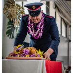 Stephen Hill Instagram - Lt. John Mercer-Rodriguez bringing in the Ceremonial Turkey at the 51st Annual Salvation Army Hawaii Thanksgiving Dinner. 2000 people served yesterday. ❤️ #stephenhillphotos @salarmyhi #thanksgiving2023 #givethanks #leicaphoto #salvationarmy #thanksandpraisestothemosthigh Blaisdell Center