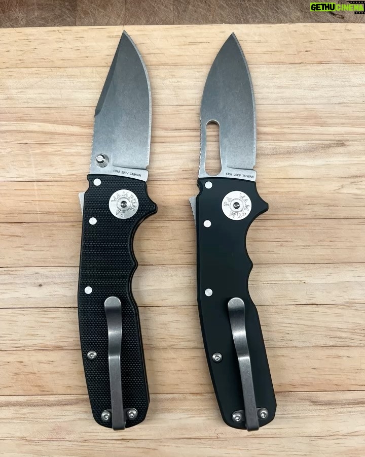 Steve Austin Instagram - 🔊⬆️ My two new favorite EDC’s from @demkoknives. Shark Cubs in Aluminum and Black G10. Lightweight and very sharp. #knife #knives #pocketknife #demkoknives #alwayscarryapocketknife Motley Crue Looks That Kill
