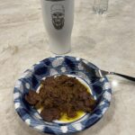 Steve Austin Instagram - Sliced mule deer tenderloin in thin cuts. Sautéed onions in olive oil. Then sautéed tenderloin with garlic and and a pat of butter and mixed them together and seasoned with salt and pepper. Fucking delicious. Moolah on the ready for clean up… #venison #muledeer #deer #chef #usa #america #wildgame @nevadahuntingservices @carsonvalleymeats #silverlab