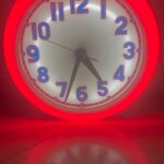 Steve Austin Instagram - Neon clock repair by @colorofneon Thanks Ken! #neon #clock #art #artistsoninstagram