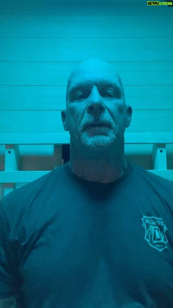 Steve Austin Instagram - 🔊⬆️ Today was leg day. Medium heavy Hatfield squats w safety squat bar, leg ext, leg curl, calf raises. Workout was prolly a 3 out of 5. But I did show up and get it done. Then hit the sauna for 40 min at 150*. I do not use any pre workout drinks or supplements other than coffee if I need it. But as it is Friday night, I do have a post workout drink. Broken Skull IPA for the win. Pro Tip- Alcohol is not going to get you stronger or leaner. With that being said, it’s Friday night. Cheers! @esbcbrews @brokenskullbeer #workout #legday #fitness #beer #craftbeer #ipa #america #usa Best IPA in America