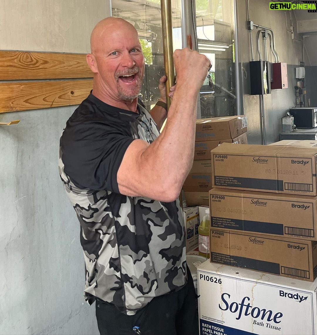 Steve Austin Instagram - Thanks to @vorra_laura @imarunner78, Tim, and @alexandriaward261 for a helluva day in Hawthorne, NV. Hawthorne Army Depot tour was awesome. The Fire Department guys were great. One of the guys actually tried to hit me with a Stone Cold Stunner! Race weekend at the @valleyoffroadracingassociation Warrior 275. I am running the @gfiracing #kawasaki 316 buggy in the Sportsmen N/A class. This is my second race. Looking forward to it. Thanks to @zach_kisman @blake__100 and @class1motorsports. #usa #america #army #4x4 #race #desert