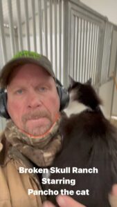 Steve Austin Instagram - Breaking news from the Broken Skull Ranch. Pancho the cat update. #cat #catsofinstagram #barncat #barn #nevada #coolcat