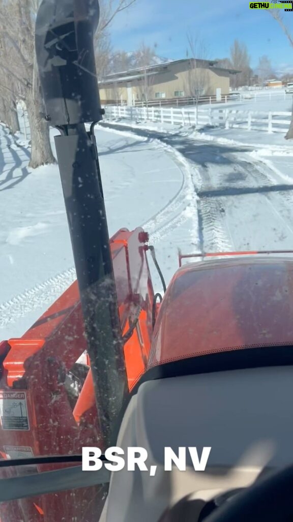 Steve Austin Instagram - First workout yesterday after being sick all last week. Moved snow today with the tractor and a good bit of the old manual snow shovel, until it broke on me. All good at the Broken Skull Ranch. Catch you down the road.. #winter #snow #tractor #kubota #4x4 #nevada @lukecombs Houston, We Got a Problem