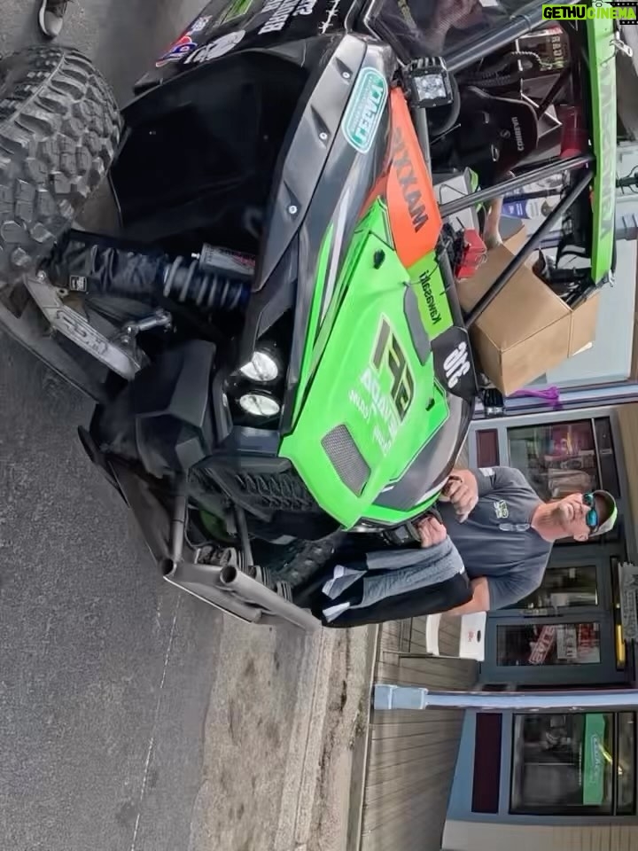 Steve Austin Instagram - One more time from a different angle. @valleyoffroadracingassociation @legacyracingassociation Gold Rush 350 Virginia City to Tonopah @kawasakiusa @gfiracing @class1motorsports @maxxistires @brokenskullbeer @esbcbrews 📸 @jwaldaias ZZ Top Gimme All Your Lovin’