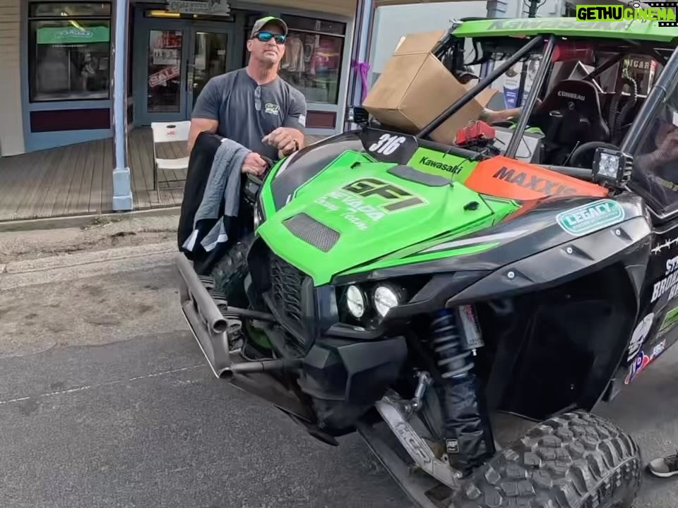 Steve Austin Instagram - Picked up my first win of the season last week at the Gold Rush race put on by @valleyoffroadracingassociation and @legacyracingassociation. 350 mile race from Virginia City to Tonopah. It was a helluva race from start to finish. The KRX 1000 I was driving took major damage over the course of the race and just kept going. What a beast. Tires took a beating as well. I hit tons of big ass rocks and not one flat over the entire race. Thanks Maxxis. Class 1 Motorsports did a helluva job prepping the car. Zero issues all race. This was my first point to point race. Thanks to Rico, Brian, and everyone in my crew for the fast pits. Thanks to my Co-driver Shane Kisman for calling a helluva race. We finally put everything together and ran a clean race. I felt confident going into this race for some reason. It all worked out. Hell Yeah! 🇺🇸 #race #desert #desertracing #4x4 #usa #america #nevada @kawasakiusa @valleyoffroadracingassociation @valleyoffroadracingassociation @maxxistires @class1motorsports @rigidindustries @kwi_clutching @kmcwheels @vorra_laura @bjbutcher89 @ruggedradios @pyrotect @walkerevansracing @brokenskullbeer @esbcbrews 📸 @jwaldaias ZZ Top Gimme All Your Lovin’