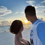 Sue Ramirez Instagram - Warm and breathtaking. In your arms, every sunset feels like a masterpiece, painting our love story with vibrant hues of happiness 🫶🏻 Thank you for loving me the way that you do. Years have passed and you still make my heart glow. I am a lucky one ♥️✨