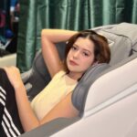 Sue Ramirez Instagram - Self-care is a divine responsibility 😌✨ Thanks to @zion.philippines I can relax and unwind at home with my Zion King Pro massage chair 💕
