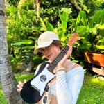 Sue Ramirez Instagram - Harana sa umaga 🎸✨ Found this cute ukulele in one of Siargao’s souvenir shops 🥹 what a great find and remembrance from the island. @wagasukuleles And also big big love and thanks to everyone from @santispoint for accommodating us. Had a super comfortable stay here at their villa with a nice outdoor banyo, garden space for yoga or to just chill, and everyone was sooo helpful to us throughout our stay. 🥹💕 can’t wait to be back! GOOD MORNING ☀️♥️ Siargao Island, Philippines
