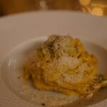 Sue Ramirez Instagram - Sleepy after an 8 course meal. I had the BEST spaghetti carbonara in this restaurant in Rome. Here are some food photos and a handsome surprise 🥰 Rome, Italy