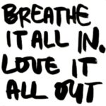 Sugar Lyn Beard Instagram – Visualize the pain of others, inhale deep and take it from them, hold it, then exhale it all out – repeat with courage as much as you can. Breathe it all in, love it all out. ❤️