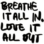 Sugar Lyn Beard Instagram - Visualize the pain of others, inhale deep and take it from them, hold it, then exhale it all out - repeat with courage as much as you can. Breathe it all in, love it all out. ❤️