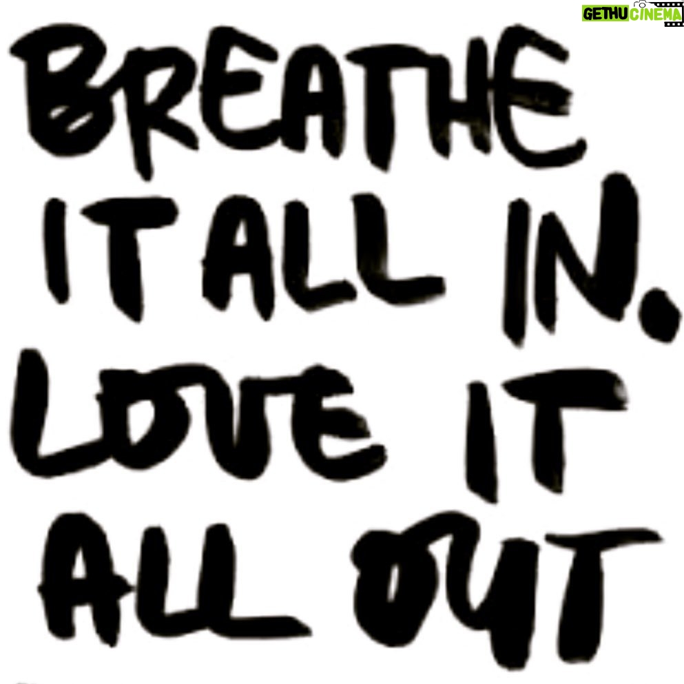 Sugar Lyn Beard Instagram - Visualize the pain of others, inhale deep and take it from them, hold it, then exhale it all out - repeat with courage as much as you can. Breathe it all in, love it all out. ❤️
