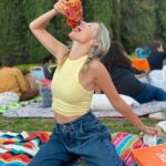 Sugar Lyn Beard Instagram – Here you go, Instagram. Hot and fresh out the kitchen. Love you all, hope everyone is finding time and reason for joy, and prioritizing love. #seniorpizzamodel 📸 @jbarchie @cinespia Cinespia