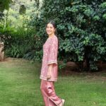 Suhani Sethi Instagram – I’m clearly very excited about the curly hair 🌺 @shopmulmul
