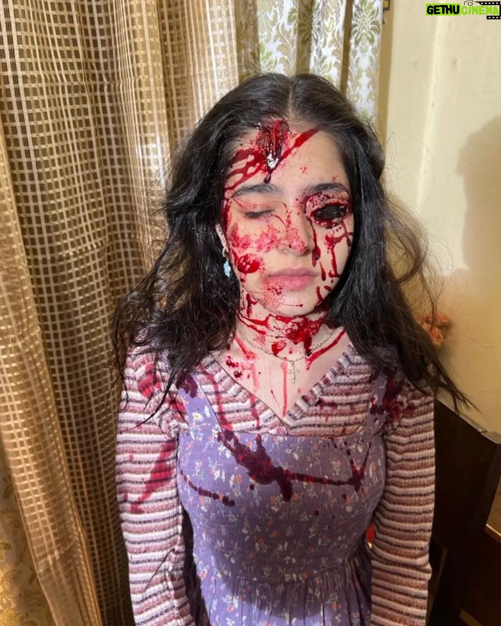 Suhani Sethi Instagram - Sofia ❤️ Swipeee for a surprise - ⚠️TW for 8th, 9th and 10th slide: prosthetic blood! #cuttputlli now streaming on @disneyplushotstar