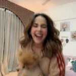 Sunanda Sharma Instagram - Mera gaana agya oye🤩🧿 Burrrraaaahhhhh 💫 #chandigarhkachokra with my chichi baba🐶