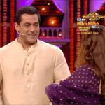 Sunanda Sharma Instagram - Miltey Hai Ajj Apko 9 Baje Bigg Boss Par. Thankyou @beingsalmankhan sir For your kind words, i am glad you liked the song 🌸 . Thanks To Almighty For Always being kind to me and blessing me with such opportunities 🌸🙌🏻 Couldn’t Ask For More 🙏🏻 Happy Diwali To Everyone 🪔