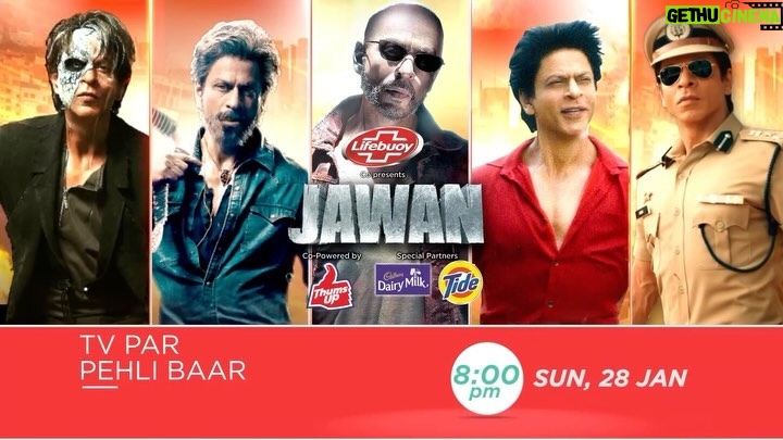 Sunil Grover Instagram - Lekar entertainment ka toofan, aa raha hai Jawan! Dekhiye #TVParPehliBaar, Jawan, 28th Jan, Ravivaar raat 8 baje, sirf #ZeeCinema par. #Jawan #JawanOnZeeCinema #JawanOnZeeCinemaOn28thJan #SeeneMeinCinema #WorldTelevisionPremiere