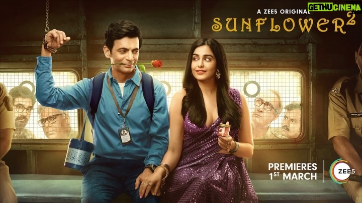 Sunil Grover Instagram - Sonu aa gaya hai phirse, apni intelligence aur quirks lekar! π #SunflowerS2 premieres 1st March, only on #ZEE5 #Sunflower @whosunilgrover @adah_ki_adah @ranvirshorey @vikas71 @parmarchaitally @navingujral @mukulchadda @ashishvidyarthi1 @shonalinagrani @sonaljhaofficial @radhabhatt @salk.04 @officialashwinkaushal @reliance.entertainment #GoodCo @virajsawant @sarkarshibasish @ria.nalavade @girishkulkarni1 @manish_kalra_ @nimishalok @surryamenen @duhjizzy @navagat_p @zee5 @zee5global