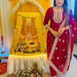 Sunitha Pandey Instagram - Ganesh Chaturthi 2023 #mumbaifestive #ganeshchaturthi #ganeshfestival #festivaloutfit