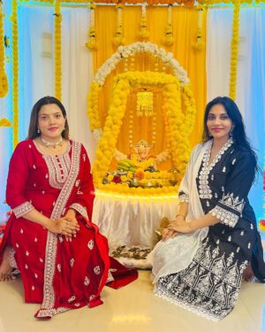 Sunitha Pandey Instagram - Ganesh Chaturthi 2023

#mumbaifestive #ganeshchaturthi #ganeshfestival #festivaloutfit