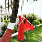 Sunitha Pandey Instagram - Laal rang vich rangeyaa 🫶🏻 #instaphoto #instadaily #sunita #pic #trendingpic