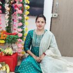 Sunitha Pandey Instagram - 💚 #festivalfashion #festive #festivewear #sunita #picturebooks #pictureoftheday