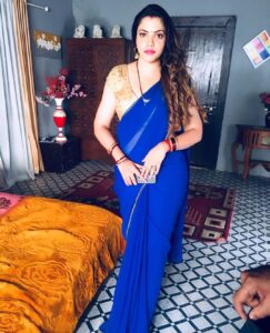 Sunitha Pandey Instagram - 💙 #crimepetrol #actorslife #sunita #shootlife #shooting