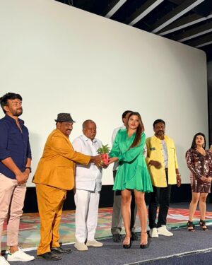 Sunitha Pandey Instagram - South film music and trailer launch . 

#filmpromotion #southfilm #southactress #ks100 #sunitha #sunitapandey #southfilm_industry