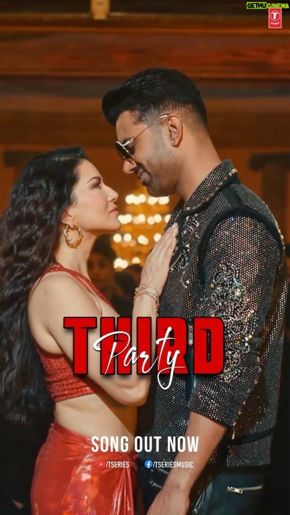 Sunny Leone Instagram - Tag your #ThirdParty! Check out the full song link on my story . . @abhishek_as_it_is @adil_choreographer @tseries.official