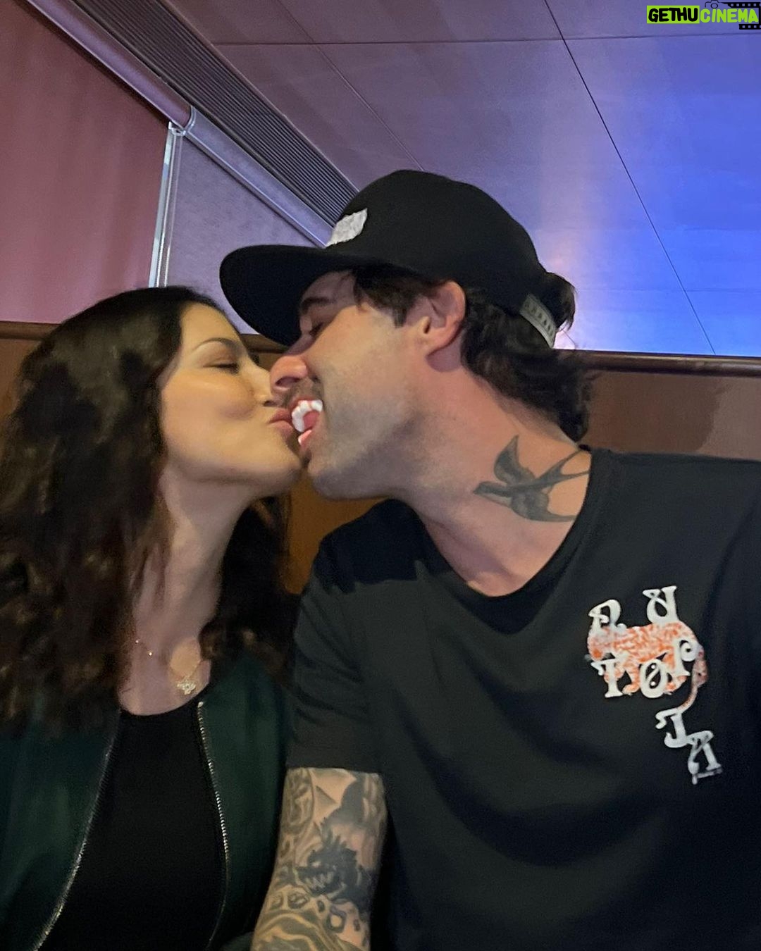 Sunny Leone Instagram - Happy Birthday to my one and only @dirrty99 I wish you so much happiness and inner peace. You are our rock in every way and guide us through every storm with your light! Love you so much! Happy Birthday baby love!!