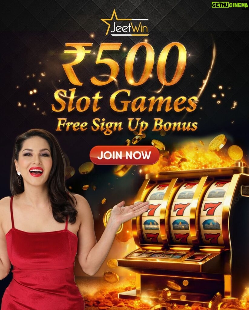 Sunny Leone Instagram - Get an exclusive INR 500 Free Sign-Up Bonus! 🎰 Dive into the excitement with over 1000 thrilling slot games and chase those jackpots at JeetWin! 💸 Experience the ultimate thrill of slot gaming – exclusively on JeetWin. 🚀 Register now to claim your bonus and start winning! Join @jeetwinofficial now!!