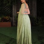 Surbhi Chandna Instagram - Mere Yaar Ka Sangeet 🕺🏼 💍 Lehenga - @seepmahajanofficial Stylist - @simstyles20 Jewellery- @emeraldjewels.in Photography- @fashionbyora @oragraphy Makeup & Hair - @salon__25 @tulsi_251995 Managed By - @pranavi_chandna