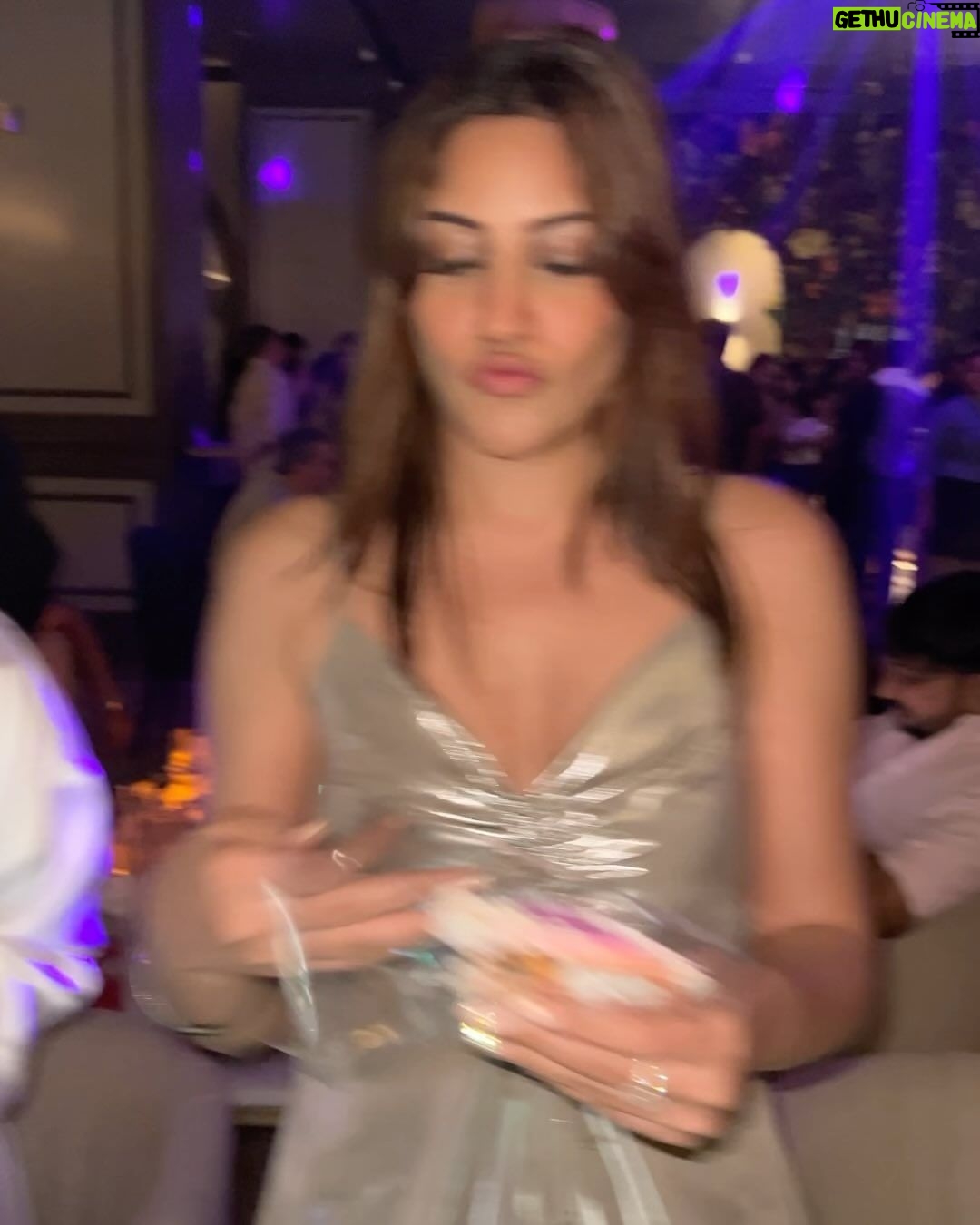 Surbhi Chandna Instagram - Ok so One more Down @shrenuparikhofficial Heres a Dump of the Bachelorette night when all the not so good girls behaved good 😈 Cant wait for all the Shaadi Madness & Fun 7 years of togetherness with my girls 🧿 Some fab entries made the night so special 🤩 Outfit @pclovesdrama